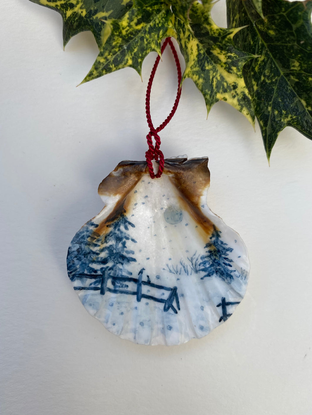 Snowy Field Ornament